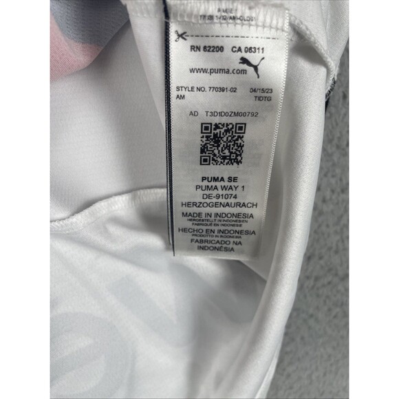 Puma Soccer Jersey AC Milan Away 2023/2024 Mens Medium White Serie A Futbol EUC - Picture 7 of 9